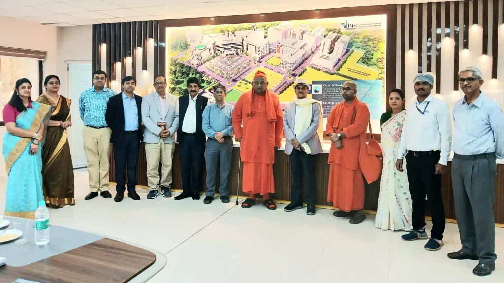 Swami Divya Nanda Maharaj visit at JIMSH North Kolkata